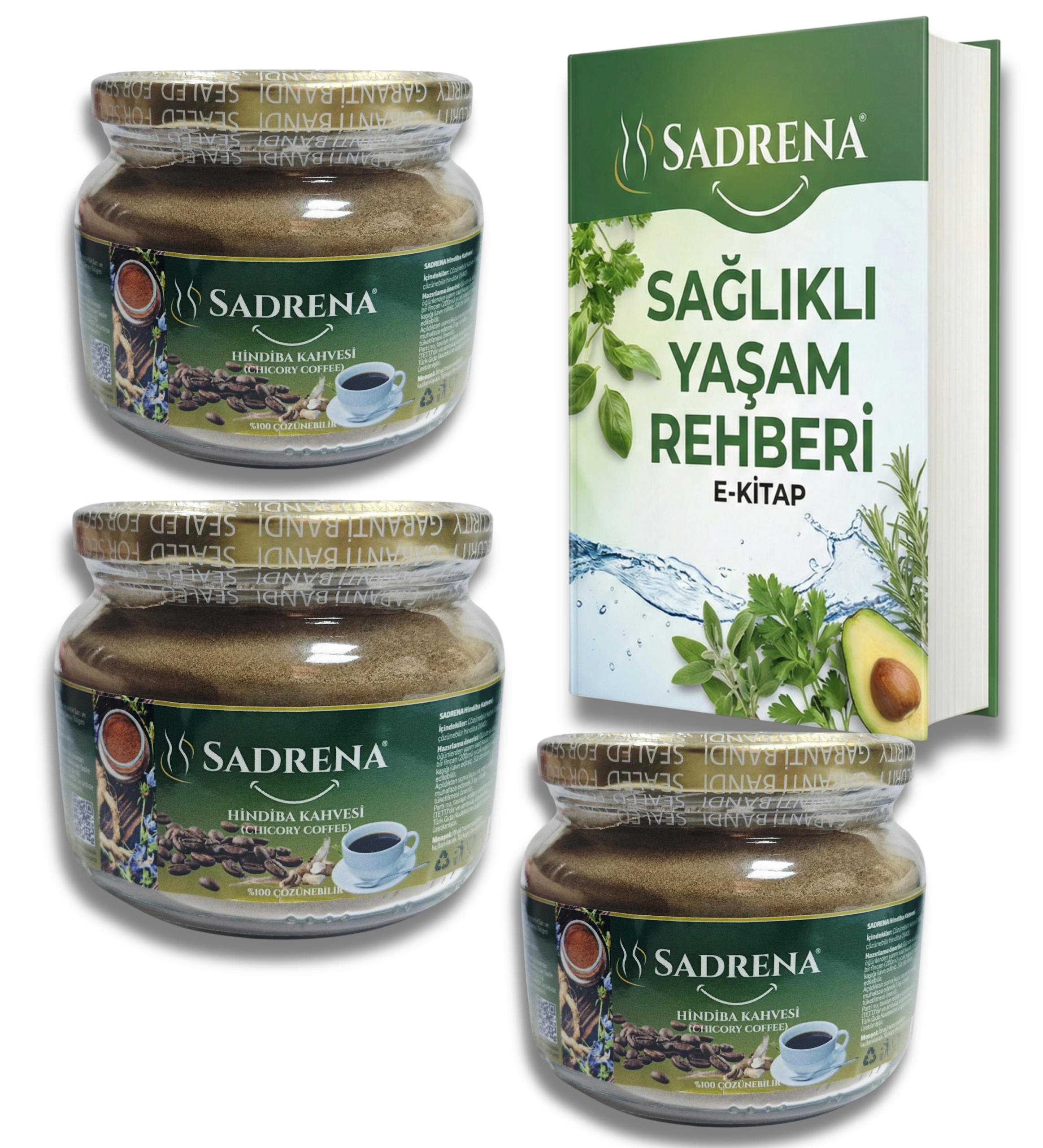 Sadrena Hindiba Kahvesi (3 adet) Orta Paket